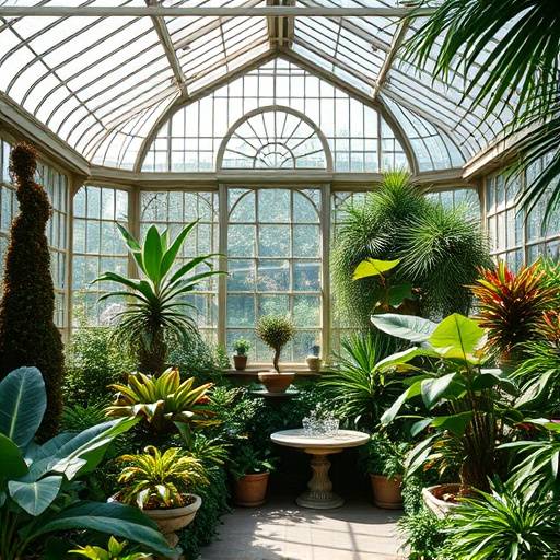 Volunteer Park Conservatory - Victorian-era glasshouse with exotic plants